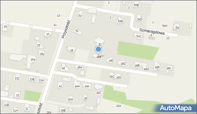 Stanisławów Pierwszy, Przyszłość, 48B, mapa Stanisławów Pierwszy