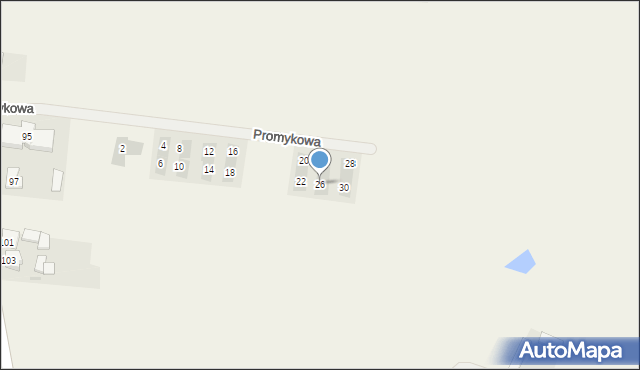 Stare Miasto, Promykowa, 26, mapa Stare Miasto