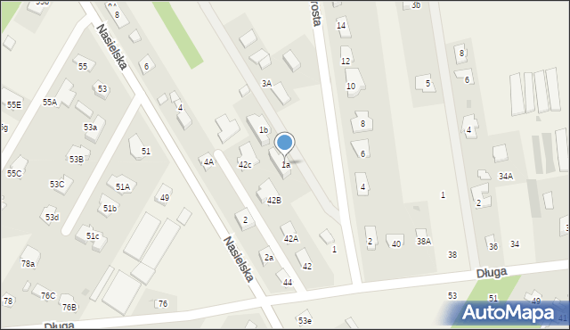 Stasi Las, Prosta, 1a, mapa Stasi Las