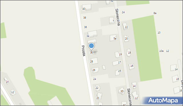 Stasi Las, Prosta, 30, mapa Stasi Las