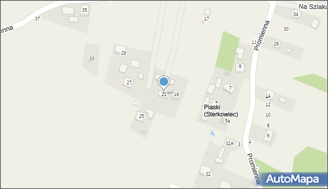 Sterkowiec, Promienna, 23, mapa Sterkowiec