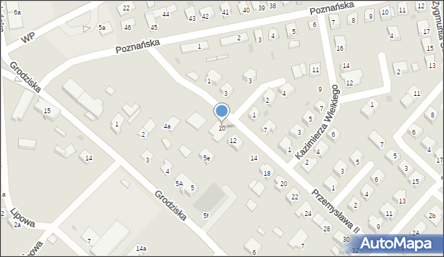 Strzelce Krajeńskie, Przemysława II, 10, mapa Strzelce Krajeńskie