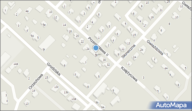 Strzelce Krajeńskie, Przemysława II, 28, mapa Strzelce Krajeńskie