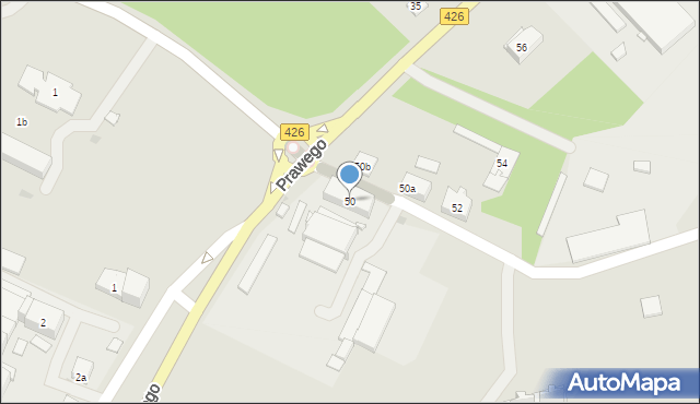 Strzelce Opolskie, Prawego Marka, 50, mapa Strzelce Opolskie