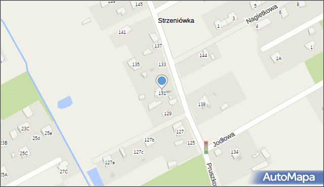 Strzeniówka, Pruszkowska, 131, mapa Strzeniówka