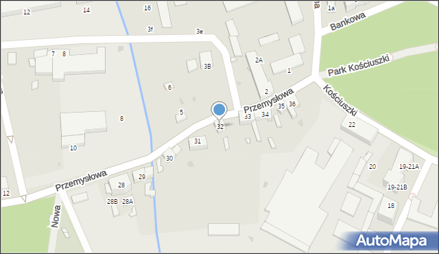 Sulechów, Przemysłowa, 32, mapa Sulechów