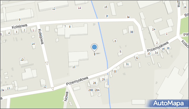 Sulechów, Przemysłowa, 8, mapa Sulechów