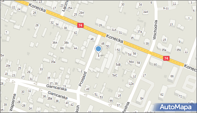 Sulejów, Przejazd, 3, mapa Sulejów