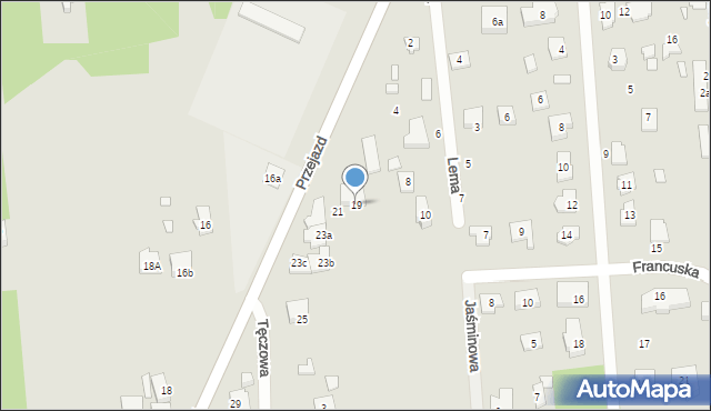 Sulejówek, Przejazd, 19, mapa Sulejówek