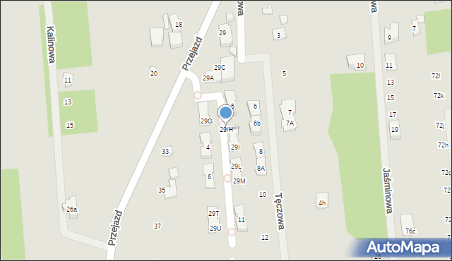 Sulejówek, Przejazd, 29/H, mapa Sulejówek