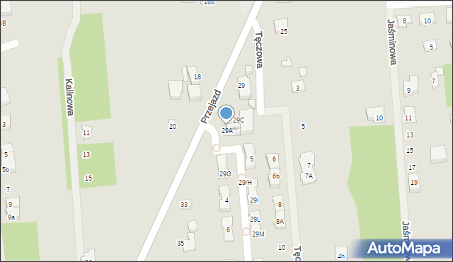 Sulejówek, Przejazd, 29A, mapa Sulejówek