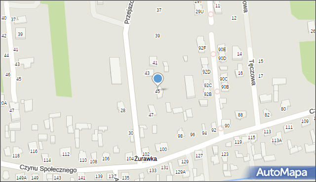 Sulejówek, Przejazd, 45, mapa Sulejówek