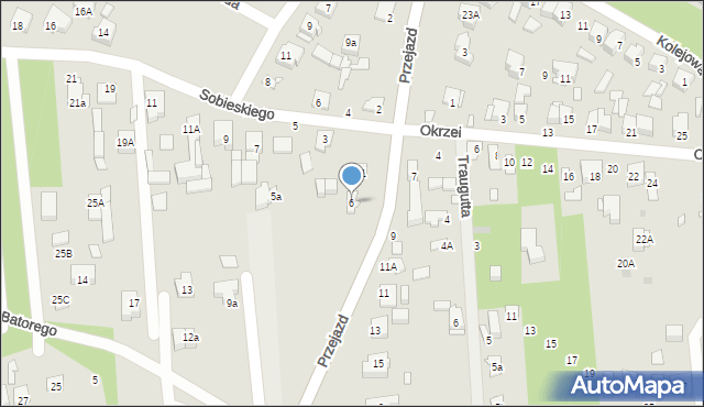 Sulejówek, Przejazd, 6, mapa Sulejówek