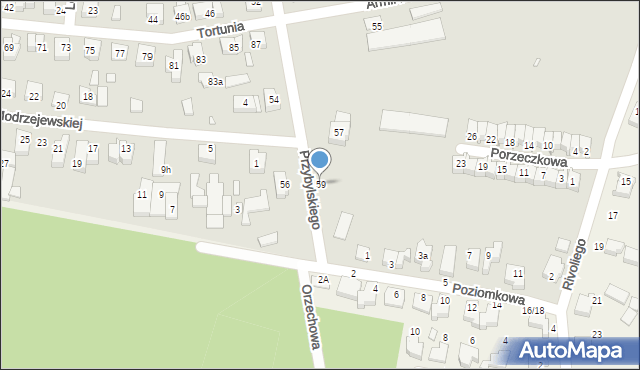 Swarzędz, Przybylskiego Jakuba, 59, mapa Swarzędz