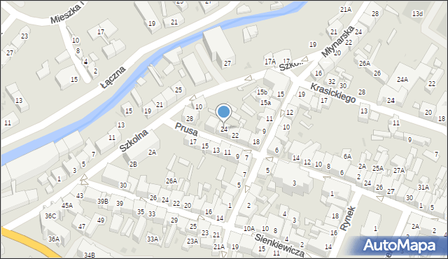 Świebodzice, Prusa Bolesława, 24, mapa Świebodzice