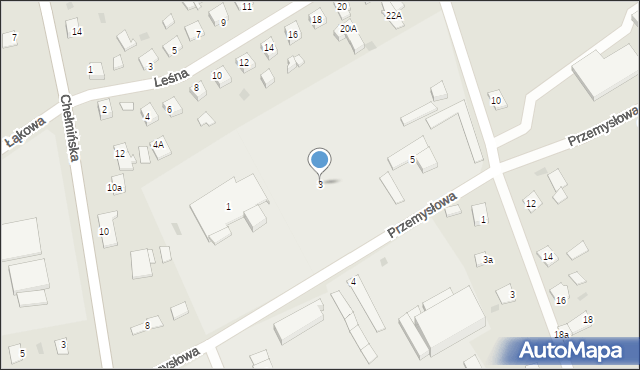 Świecie, Przemysłowa, 3, mapa Świecie