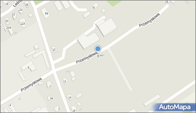 Świecie, Przemysłowa, 6, mapa Świecie