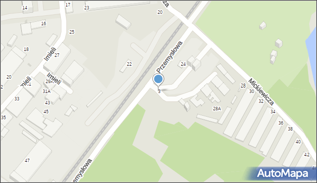 Świętochłowice, Przemysłowa, 3, mapa Świętochłowice