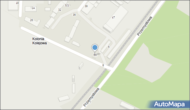 Świętochłowice, Przemysłowa, 6A, mapa Świętochłowice