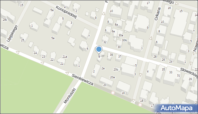 Świnoujście, Prusa Bolesława, 4, mapa Świnoujście