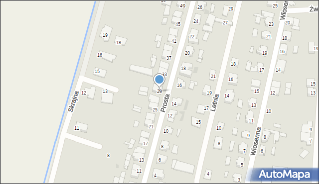 Szamotuły, Prosta, 29, mapa Szamotuły