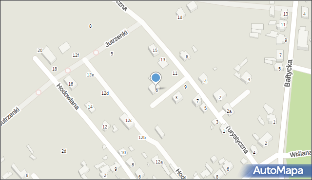 Szczecin, Promykowa, 6, mapa Szczecina