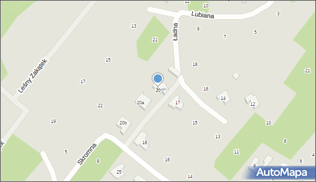 Szczecin, Przyjemna, 20, mapa Szczecina