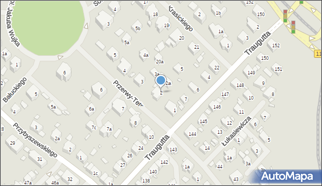 Szczecin, Przerwy-Tetmajera Kazimierza, 2, mapa Szczecina