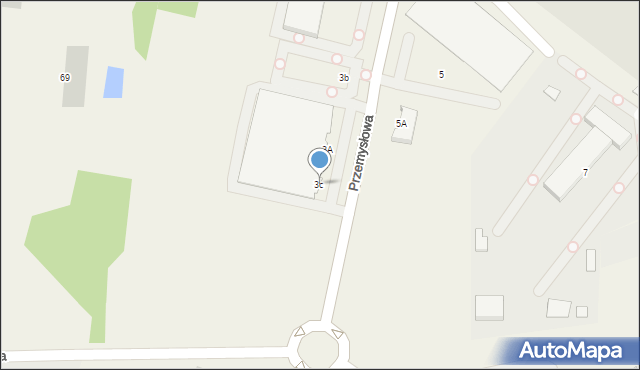 Szczepańcowa, Przemysłowa, 3c, mapa Szczepańcowa