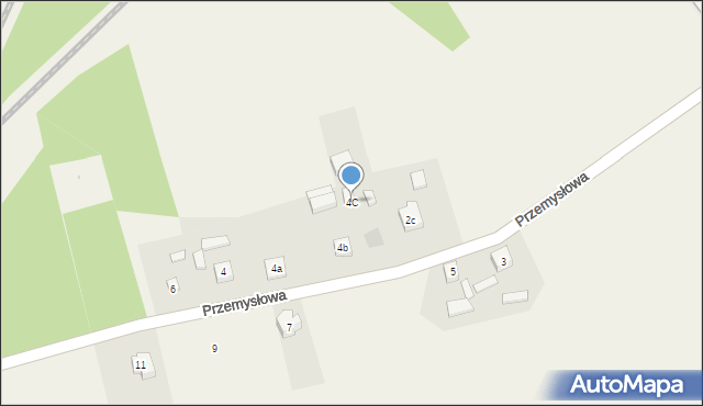 Szlachta, Przemysłowa, 4C, mapa Szlachta