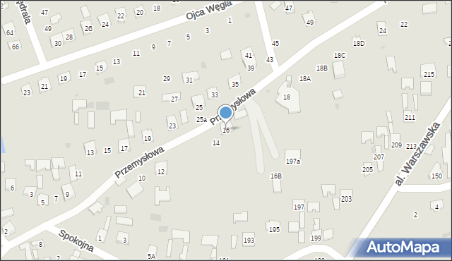 Tarnobrzeg, Przemysłowa, 16, mapa Tarnobrzegu