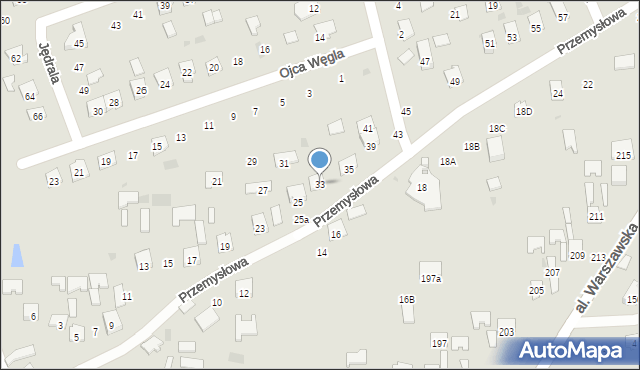 Tarnobrzeg, Przemysłowa, 33, mapa Tarnobrzegu