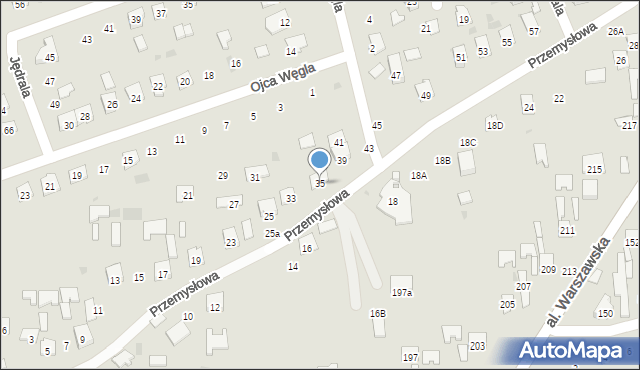 Tarnobrzeg, Przemysłowa, 35, mapa Tarnobrzegu