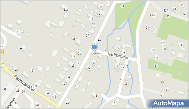 Tarnogród, Przedmieście Płuskie Zachód, 10, mapa Tarnogród