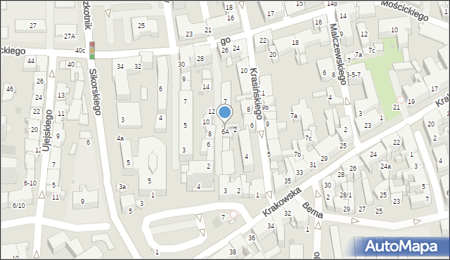 Tarnów, Przecznica Strusińska, 5, mapa Tarnów