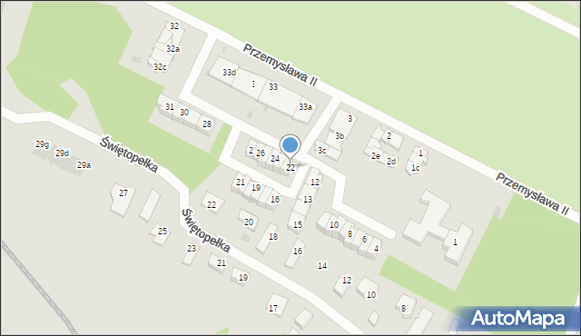 Tczew, Przemysława II, 22, mapa Tczew