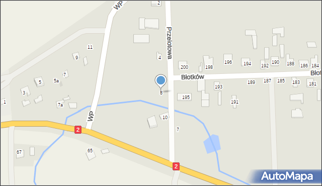 Terespol, Przelotowa, 8, mapa Terespol