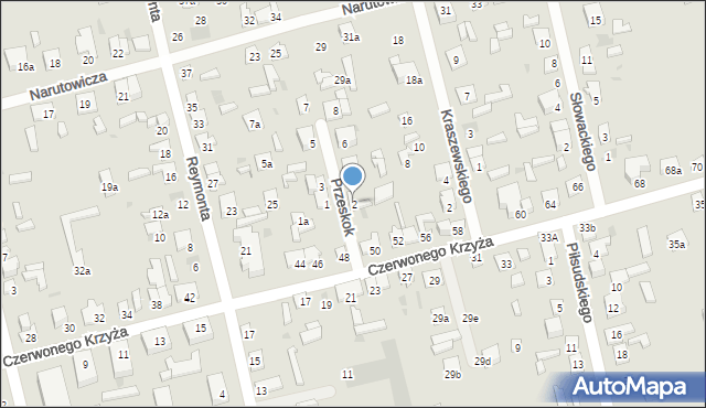 Terespol, Przeskok, 2, mapa Terespol