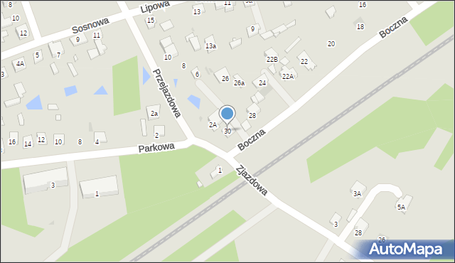 Tłuszcz, Przejazdowa, 2, mapa Tłuszcz