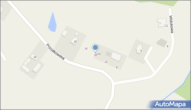 Tokary, Przodkowska, 12, mapa Tokary