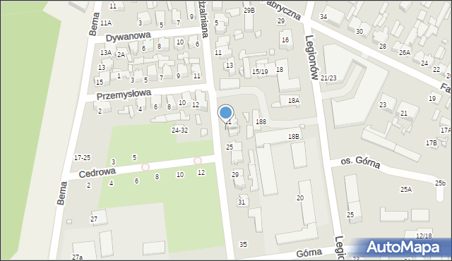 Tomaszów Mazowiecki, Przędzalniana, 23, mapa Tomaszów Mazowiecki