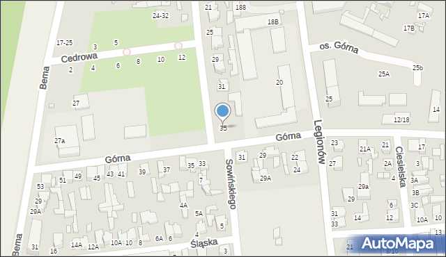 Tomaszów Mazowiecki, Przędzalniana, 35, mapa Tomaszów Mazowiecki