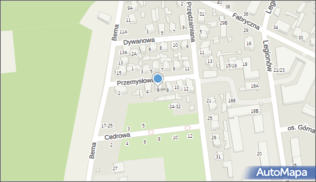 Tomaszów Mazowiecki, Przemysłowa, 6, mapa Tomaszów Mazowiecki