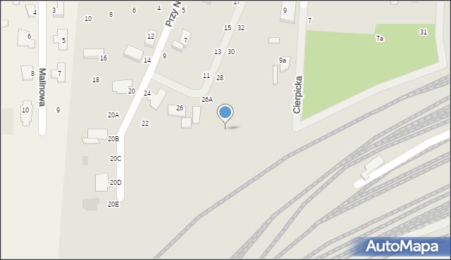 Toruń, Przy Nasypie, 26d, mapa Torunia