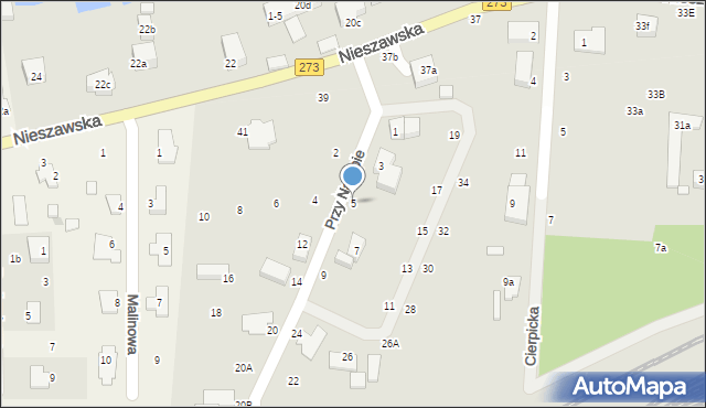 Toruń, Przy Nasypie, 5, mapa Torunia