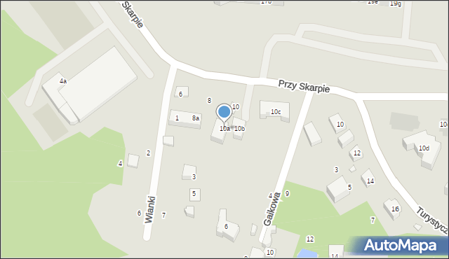 Toruń, Przy Skarpie, 10a, mapa Torunia