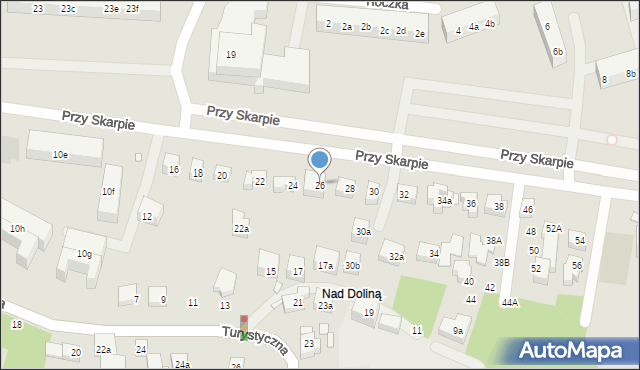 Toruń, Przy Skarpie, 26, mapa Torunia