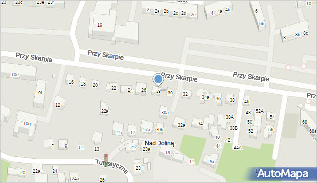 Toruń, Przy Skarpie, 28, mapa Torunia