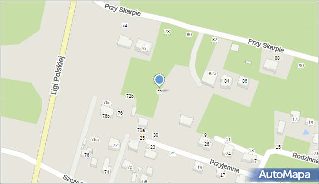 Toruń, Przyjemna, 32, mapa Torunia