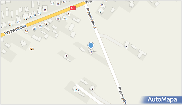 Trębaczew, Przemysłowa, 4, mapa Trębaczew